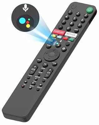 Universal TV Remote for All Sony TV/RMF-TX500U Smart Remote for All Sony LCD LED and Bravia XR 4/8K HDR Array LED with Smart Google w/one Year Warranty