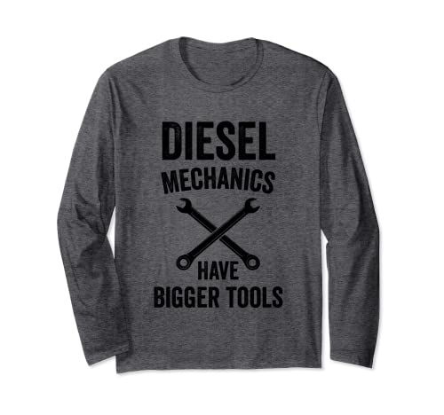 Camisa mecánica diesel | Divertido regalo de mecánica del motor diesel Manga Larga