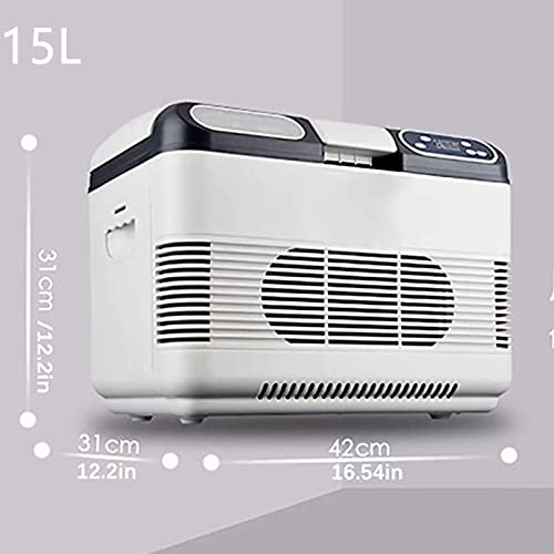Geladeira Portátil,Geladeira Carro 15L,Mini Geladeira Compacta De 12/24v Dc E 110-220v Ac,Função Que