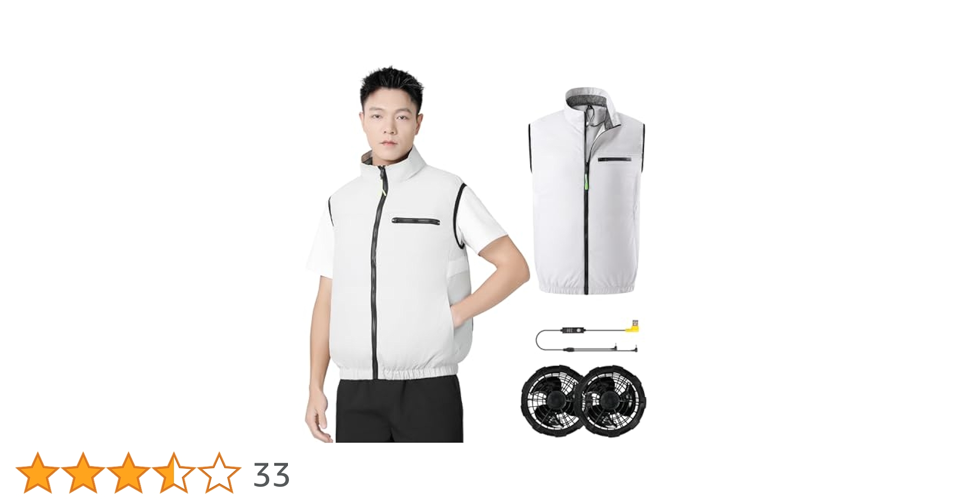 Amazon.co.jp: [Molifen] 空調作業服 ファン付きベスト ファン