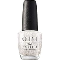 OPI Classic Nail Polish, Long-Lasting Luxury Nail Varnish for Manicure and Pedicure, Original High-Performance, White Nail Polish, Happy Anniversary! 15ml