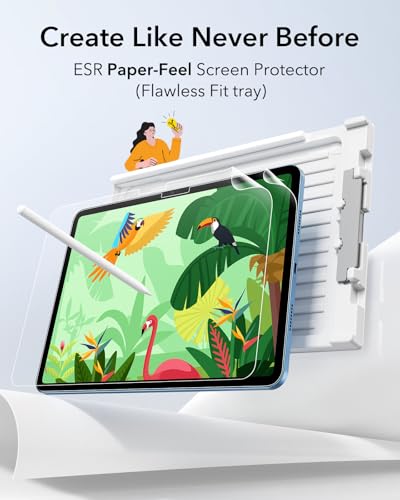 ESR 2 Pack Paper-Feel Screen Protector for iPad A16 11/10.9 2 Count - Image 4