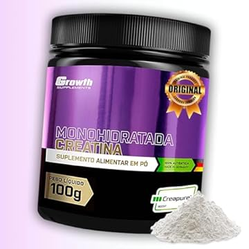 Creatina Monohidratada Creapure 100g - Growth Supplements