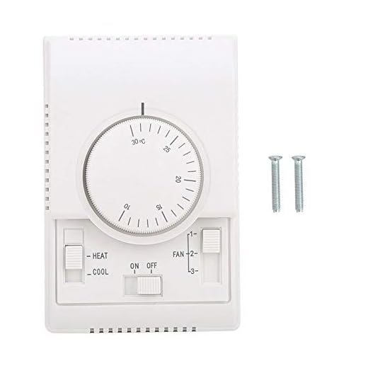 controlador de temperatura ac220v 10-30 ℃ controlador de temperatura mecânico termostato de ar condicionado montado na superfície