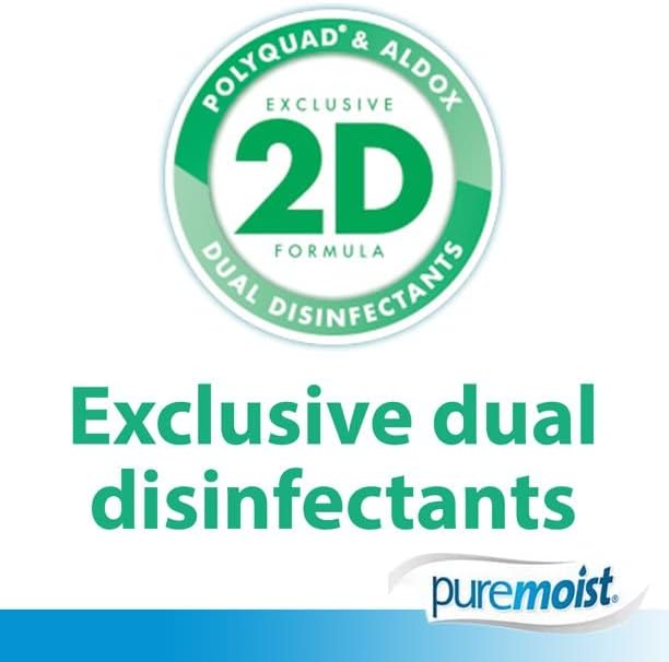 Opti-Free Puremoist Multi-Purpose Disinfecting Solution - 2 oz, Pack of 3