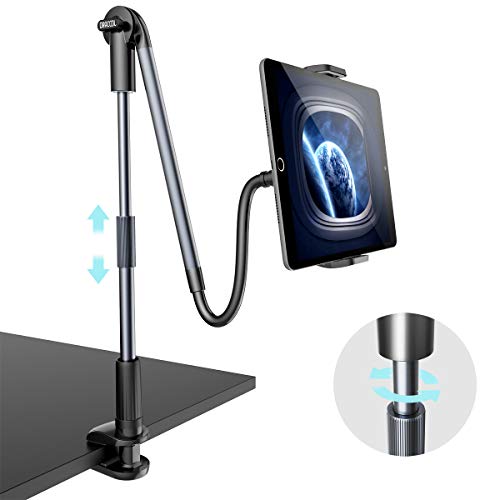 für Schwanenhals Tablet Halter iPad Halterung Ständer Handy Halter Arm Lazy 360° Flexibler im Bett Tisch für iPad Mini Pro Air, Samsung Galaxy