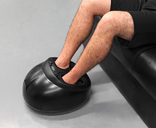 Foot Massager Shiatsu Kneading Foot Massager Massage Machine with Heat for Home Black