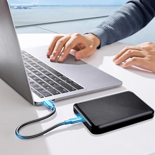 Malloy 5 Go/S de Disque Dur Externe SSD à Semi-Conducteurs 2,5 "avec USB 3.1 pour la Prise en Charge des Ordinateurs Portables PC Jusqu'à 6 to, s'adapte à 7 mm / 9,5 mm SSD/HDD – vue 8
