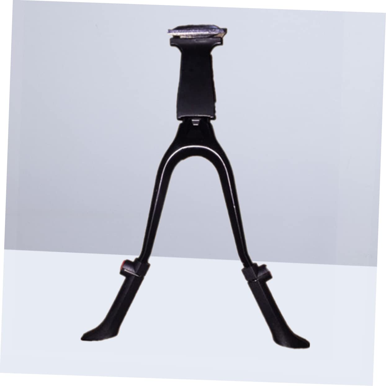 Béquille de Vélo Double Centrale Réglable pour Vélo 26 Pouces et Plus Noir