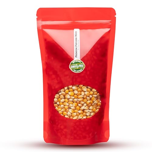 Premium Mushroom Popcorn Cine palomitas de maíz 500 gramos XL 1:46 volumen de palomitas de maíz premium en una bolsa resellable libre de OGM