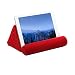 Produktbild Sixcup Multi Angle Soft Pad Kissen Pad Kissenständer Tablet Kissen Kissenhalter Stand Lap Ständer für iPad Tablet E Reader Zeitschriftenhalter,Laptop Kissenhalter PadPillow (Red)