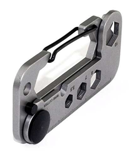 Lingsy Multi Tool Key Chains Edc Kit Carabiner Clip，Tactical Stainless Steel Keychain Tool #TOP4