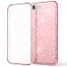 Produktbild NALIA Glitter Case kompatibel mit iPhone SE 2020/8 / 7 Hülle, Bling Silikon Handyhülle Strass Cover Durchsichtig Dünne Handy-Tasche Schutzhülle Phone Etui Diamond Bumper Soft Skin, Farbe:Pink