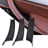 ORIVIN(オリビン) 車用ドアハンドルカバー BMW X5 F15/X6 F16 2014-2018に対応 インテリアドアプルハンドル 保護装飾カバーアクセサリー3個 (ブラック)