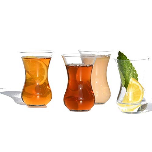 Verres à thé en cristal design Queen Ann avec boîte cadeau incluse - 2