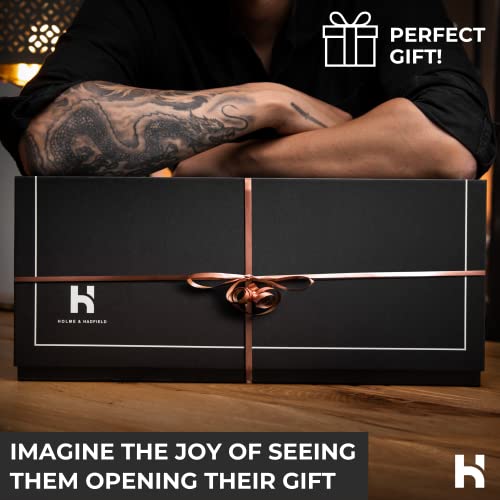 Pocket Knife Display Case – Pocket Knife Case | Knife Cases For Collections – Two-Tier Knife Holder And Knife Display Stand – Pocket Knife Storage Knife Collection Storage Box – The Armory – Walnut #TOP5