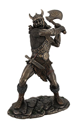 Estatua de Guerrero Vikingo en Bronce
