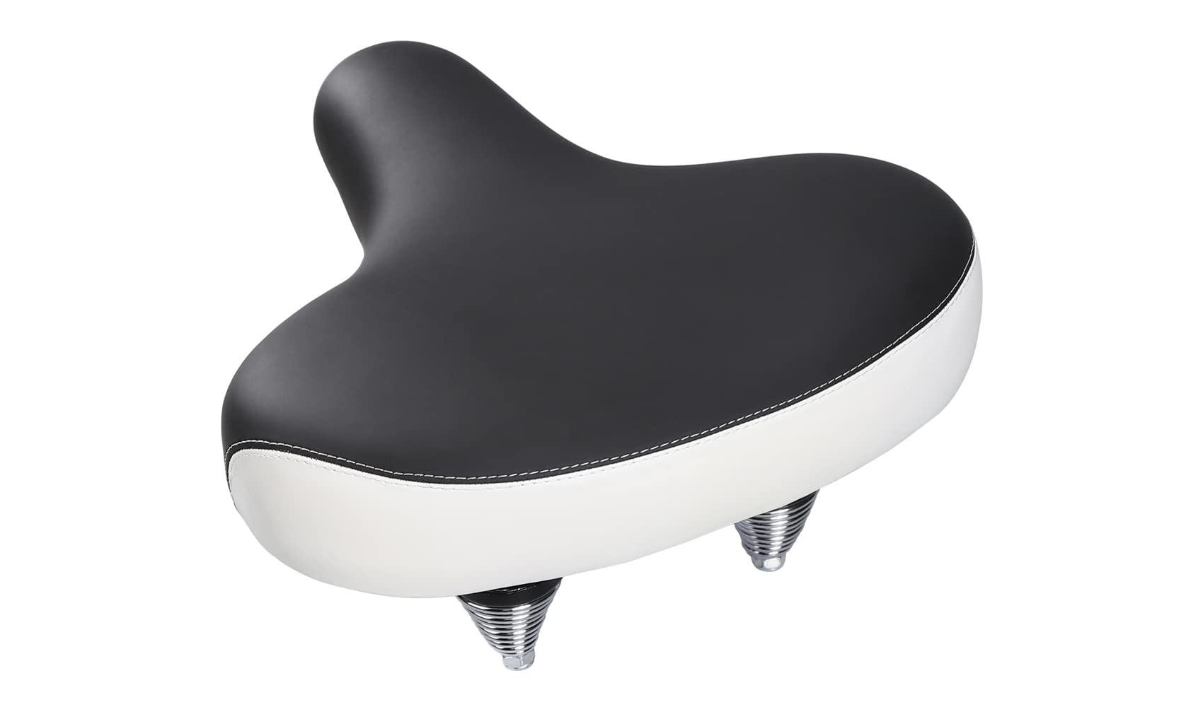 1Foot×1Foot Extra Wide Bike Seats,Thick and Soft Foam Material,Large Beach Cruiser Bike Seat with Suspension .Oversize Bike Seat,Comfortable Bicycle Seat for Men and Women.