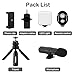 Heliora Vlogging Kit for iPhone, Android with Tripod, Wireless Lavalier Microphone, Selfie Light, YouTube Starter kit Content Creator Equipment with for Video Conference, Vlogging, YouTube, TikTok
