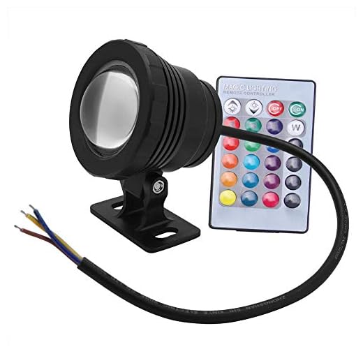 Svart RGB undervattensljus, AC85-265V flerfärgat vattentätt poolljus med fjärrkontroll dykning fontän landskap fontän damm belysning