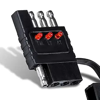 True MODS 4-Way Flat Trailer Light Tester 4-Pin Wiring Circuit Test