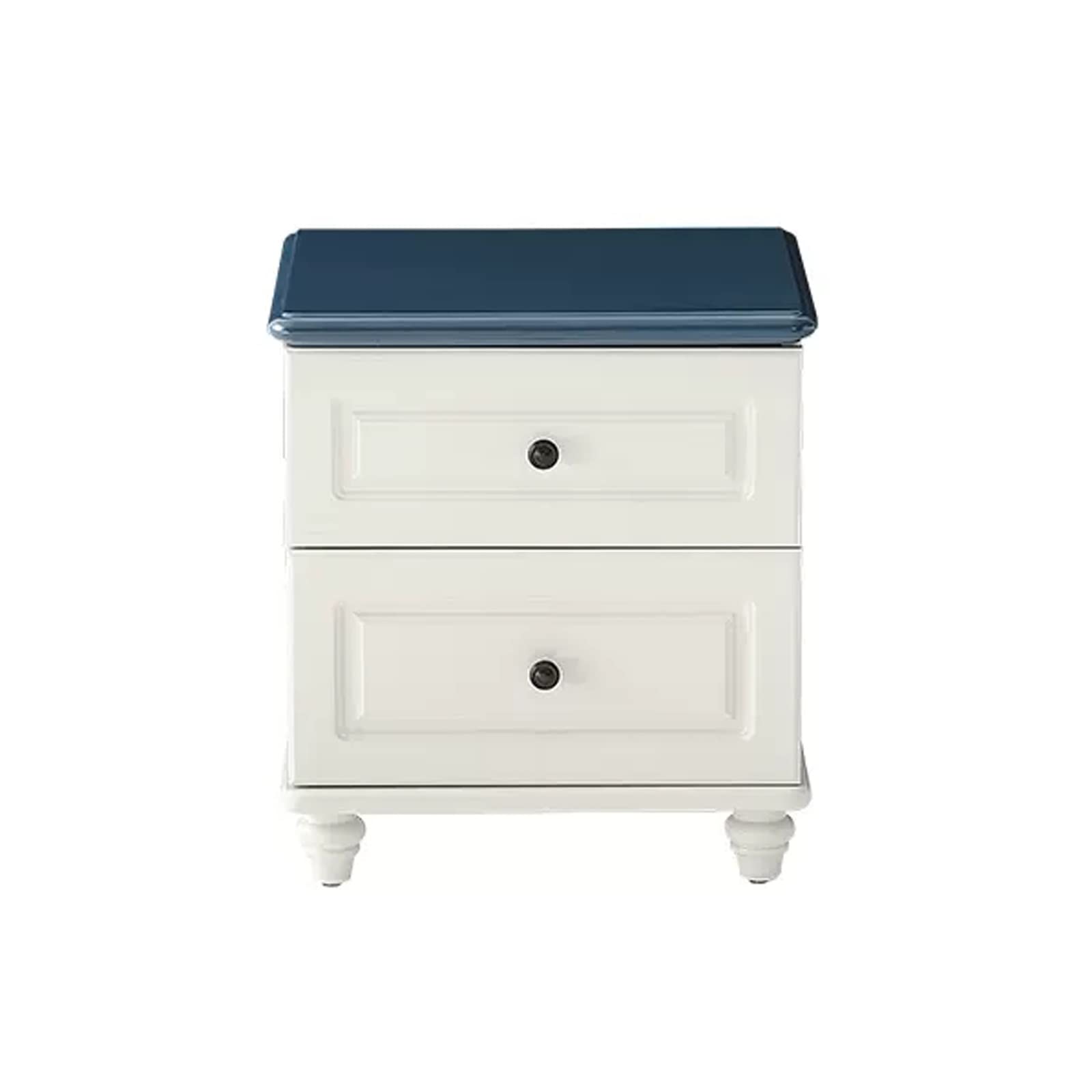 Table de chevet en bois blanc aux finitions soignées