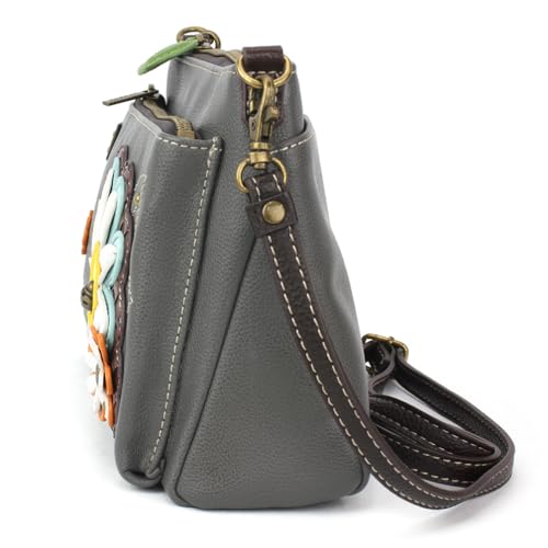 Image of CHALA RFID Protected Vegan Leather Deluxe Crossbody Bag with Adjustable Straps