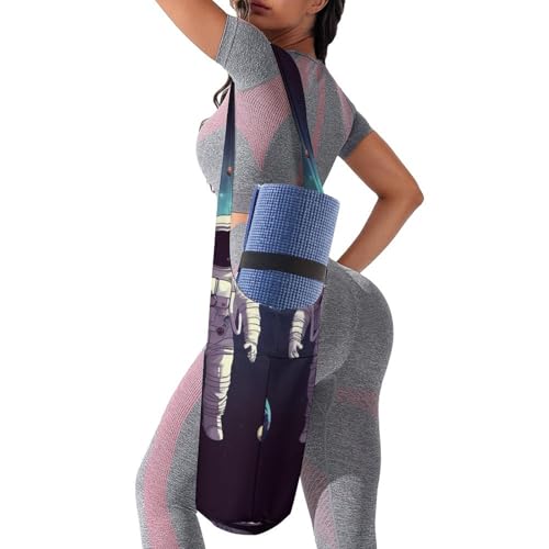 Sac de rangement tapis yoga étanche grand format en toile résistante