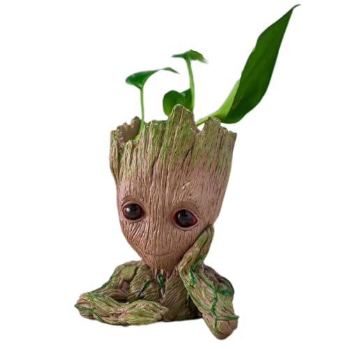 WT WINGTENG 6" Baby Groot Flowerpot & Pen Holder