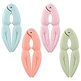 ADORAMBLING 4Pcs Crab Crackers and Tools Multicolored Crab Leg Crackers Tool Efficient Lobster Crackers Portable Seafood Crackers and Tools Crab Legs Utensils Crab Claw Crackers Crab Tools for Eating