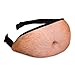 Monsterzeug Gürteltasche Männer, Bierbauch Tasche Beer Belly Bag, Herren Hüftbeutel aus PU-Leder