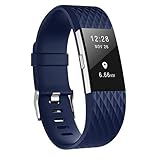 ZEROFIRE Bands Compatible for Fitbit Charge 2, Replacement Adjustable Sport Bands for Charge 2 Heart Rate Fitness Wristbands, Women Men, Small and Large