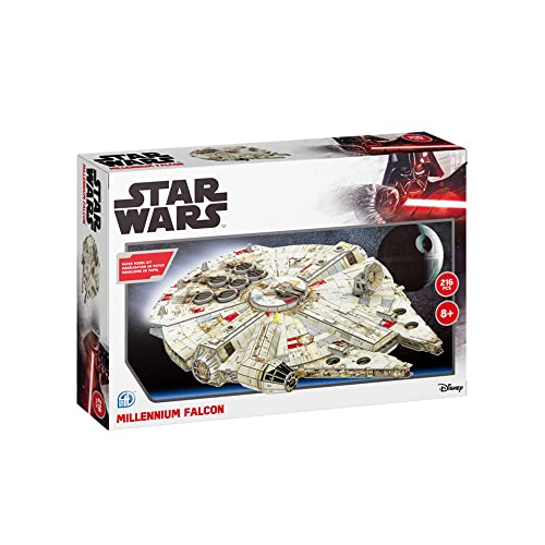 Faucon Millenium 3D Kit modélisme sans colle puzzle Star Wars gris