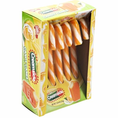 Orange Creamsicle Candy Canes - 2.64oz (6 Count) (2)