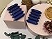 10 PCS Lapis Lazuli Healing Crystals Wands Polished Tumbled Stones Bulk Natural Hexagonal Pointed Reiki Energy Balancing Meditation Therapy Chakra Wand Set