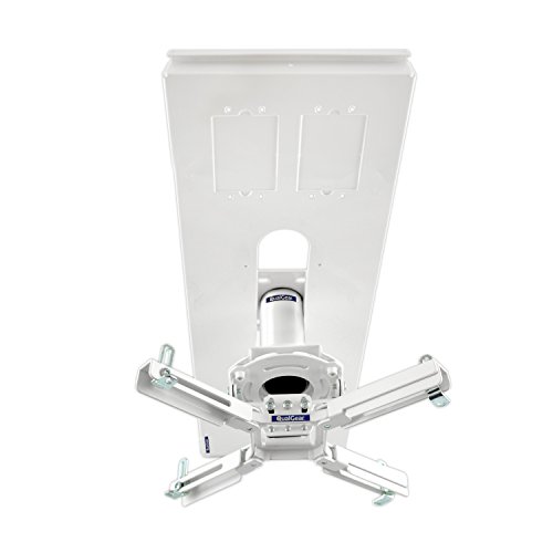 QualGear Pro-AV QG-KIT-S-3IN-W Projector Mount Kit Accessory Suspended Ceiling Adapter, 3" 1.5", White by QualGear - Used condition - CA$80.69