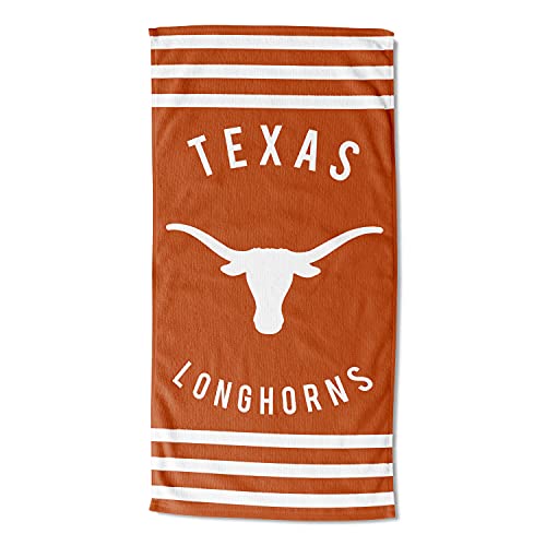 Northwest NCAA Texas Longhorns Unisex-Adult Beach Towel, 30" x 60", Stripes