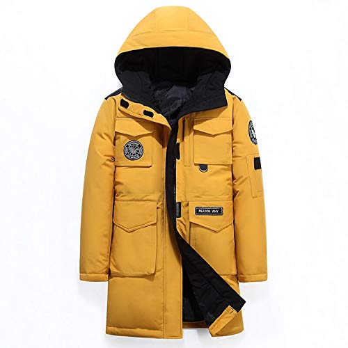 Herren Winterjacke Lang Herren Mantel Mit Reißverschluss Mit Kapuze Männliche Mäntel Hochwertige Herren Winterbekleidung