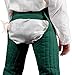 Medieval Gambeson Legging Thick Padded Chausses Lower Under Gambeson Hauberk SCA Armor Legging for Costume by ITS Medieval (L, Green)