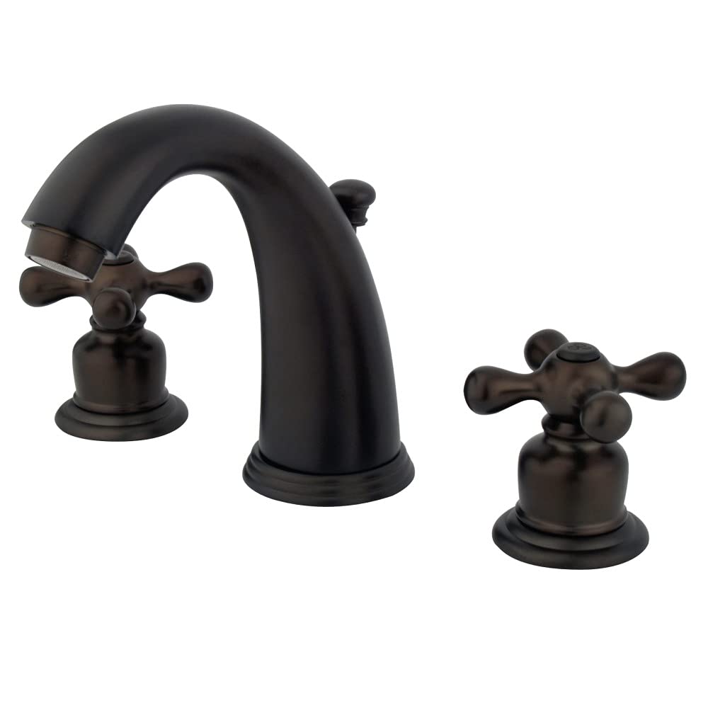 Robinet de toilette victorien Kingston Brass à poignée en croix bronze huilé 20,3 cm