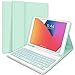 Price comparison product image iPad Keyboard Case 10.2" 8th/7th Gen for iPad 2020/2019, Wireless Detachable BT Keyboard Case with Pencil Holder Compatible for iPad 10.2"/ iPad Air 3/ iPad Pro 10.5