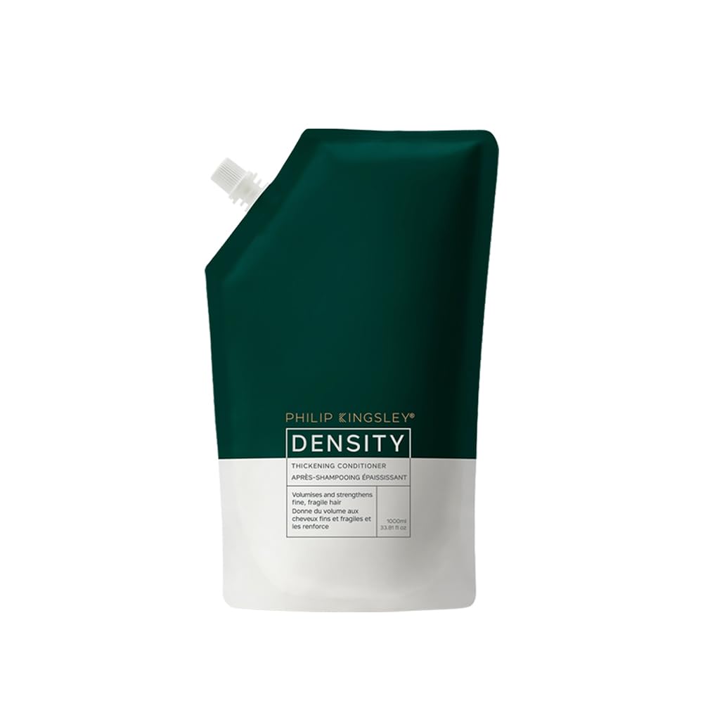 Philip Kingsley | Acondicionador espesante por densidad | Para el adelgazamiento del cabello y la caída del cabello | Bolsa de recarga de 1000ml