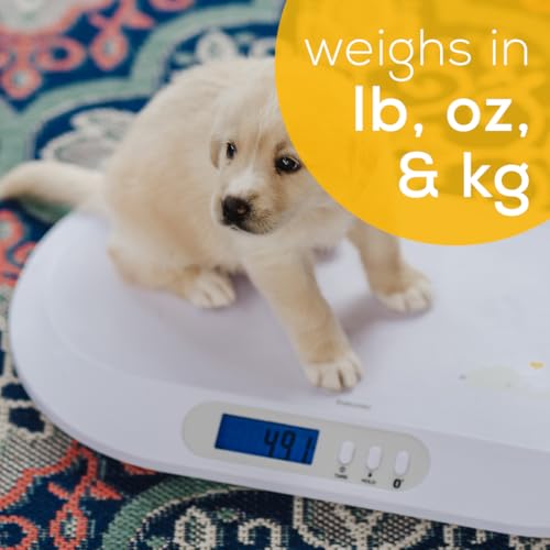 Beurer BY90 Baby Scale, Pet Scale, Digital, with Measuring Tape, tracking weight with App | For: Infant, Newborn, Toddler /Puppy, Cat - Animals | LCD Display, weighs Lbs/Kg/Oz Highly accurate by Beurer - Image 8