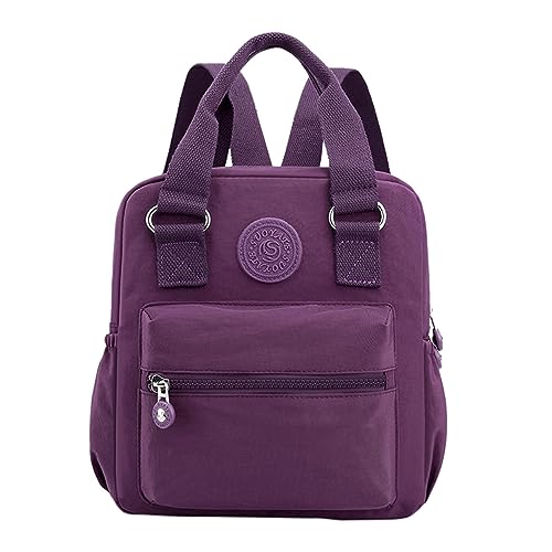 Sac à dos pour femmes grand sac d'école en nylon One Size
