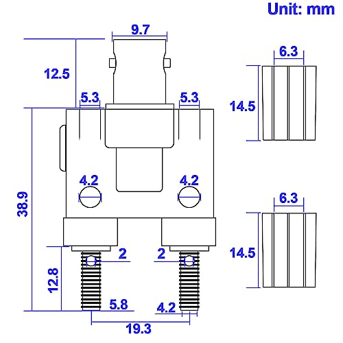 Adaptador onelinkmore BNC hembra a Banana hembra pack 2 miniatura 2