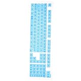 Capuchons de clavier d'ordinateur : faciles à transporter, cet ensemble de touches de remplacement ne vous gênera pas à transporter et peut être utilisé facilement à moment.