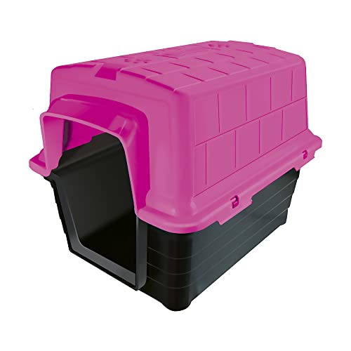Furacão Pet Casinha Plástico Número 1 (Racas Pequenas) - Rosa
