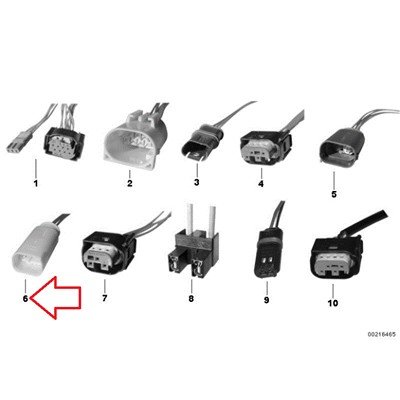 BMW Genuine Repair Cable Repair plug 3-pin R1100GS R1100R R850 R1100RS R1100S R1100RT