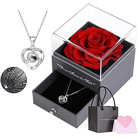 Rosa Eterna con Collar para Mamá de Eaprala Cover