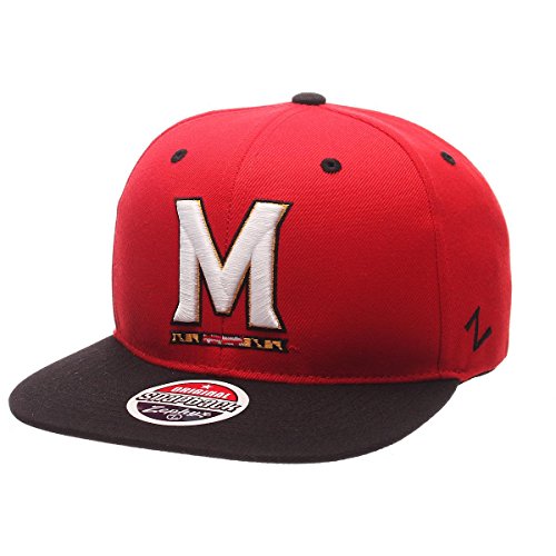 Maryland Terrapins NCAA Officially Licensed Snapback Hat Flat Brim Z11 Alternate